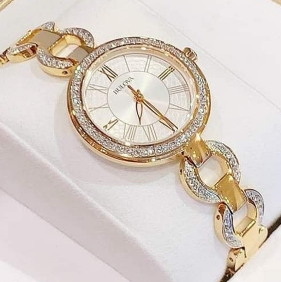 ***BRAND NEW*** Classic Crystal Bezel Stainless Steel Ladies Quartz Watch - Picture 6 of 8